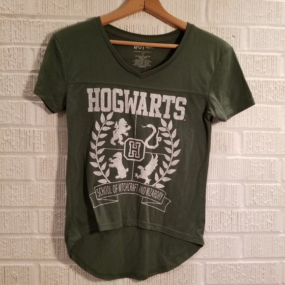 Warner Bros. Tops - 3 for 20 Harry Potter Hogwarts crest green shirt